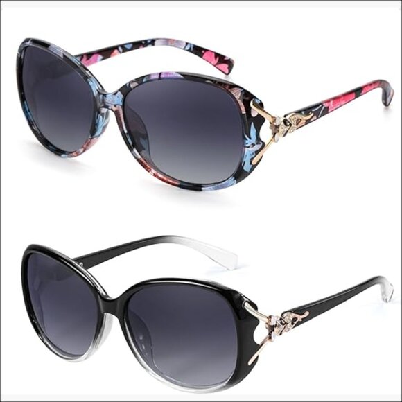 Polarized Oversized Sunglasses with Plastic Frame UV400 Protection main image 7